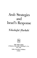 Arab strategies and Israel's response