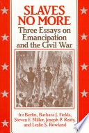 Slaves no more :three essays on emancipation and the Civil War