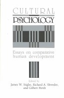 cultural psychology essays on comparative human development