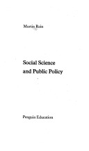 Social science and public policy