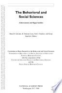 The Behavioral and social sciences: Achievements and opportunities