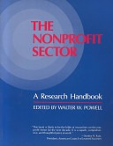 The Nonprofit sector :a research handbook