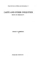 Caste and other inequities : essays on inequality