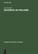 Divorce in Poland: a contribution to the sociology of law