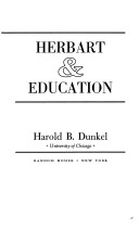 Herbart and education