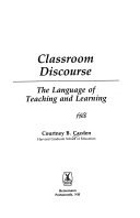 Classroom discourse :the language of teaching and learning