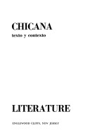 Literatura chicana;texto y contexto. Chicano literature; text and context