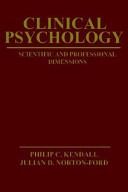 Clinical psychology :scientific and professional dimensions | Center ...