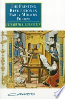 The printing revolution in early modern Europe