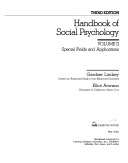 Handbook of social psychology