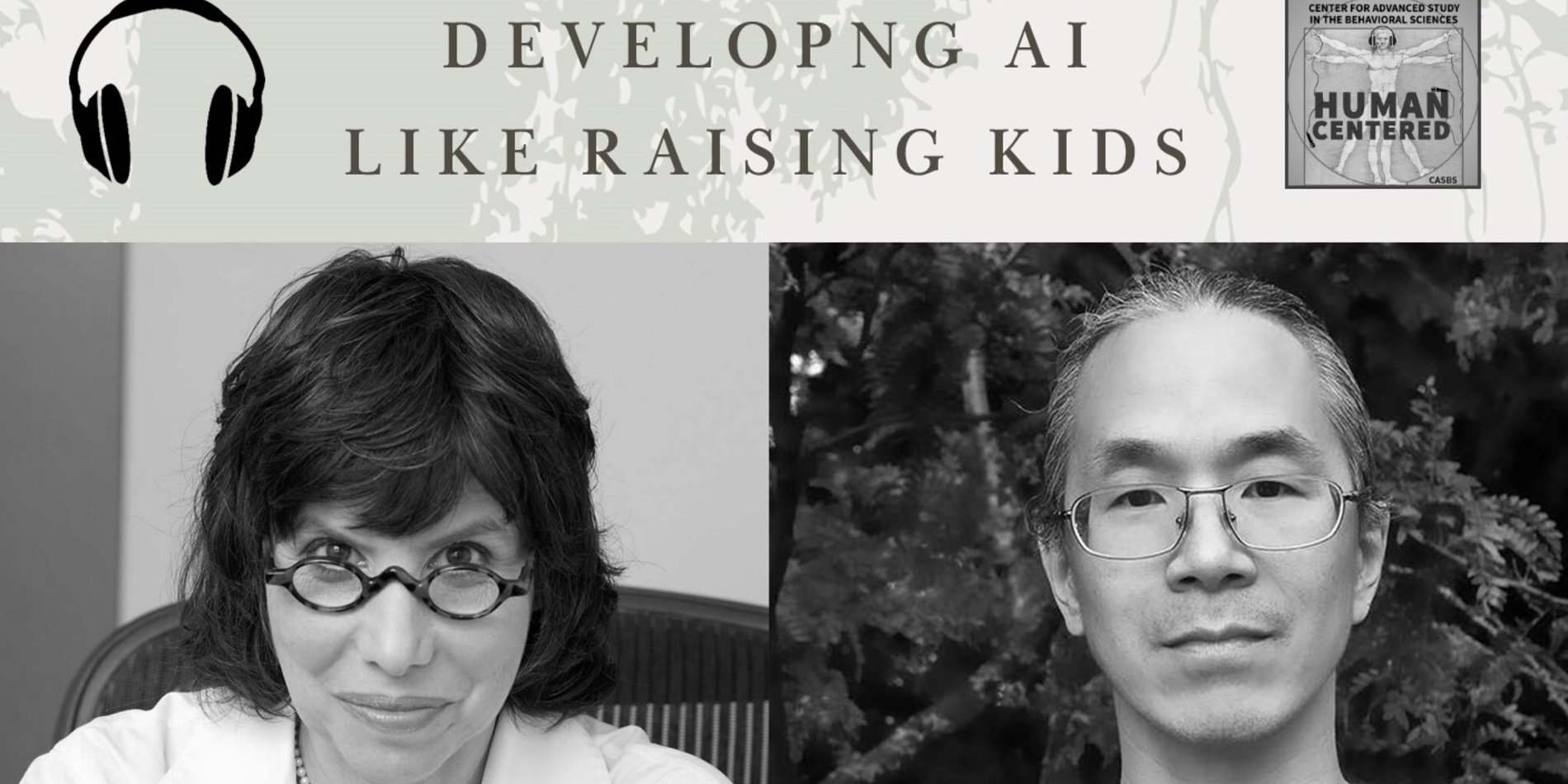 Image of Alison Gopnik and Ted Chiang