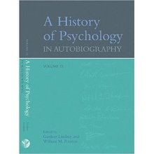 A History of psychology in autobiography