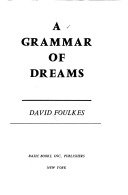 A grammar of dreams