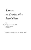 Essays on comparative institutions