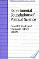 Experimental foundations of political science