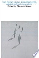 The great legal philosophers: selected readings in jurisprudence