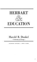 Herbart and education