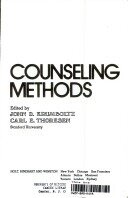 Counseling methods