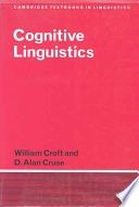 Cognitive linguistics