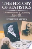 The history of statistics :the measurement of uncertainty before 1900