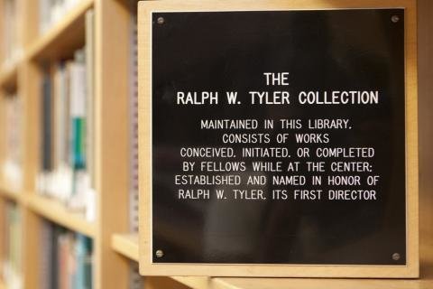 The Ralph W. Tyler Collection, maintained in this library. Consists of works conceived, initiated or completed by fellows while at the Center. Established and named in honor of Ralph W. Tyler, its first director