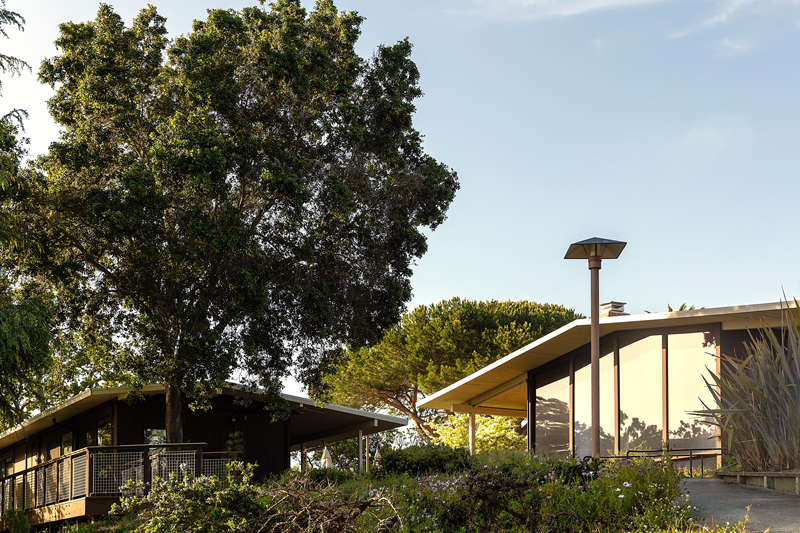 Another view from the lower deck of studies toward the upper center campus