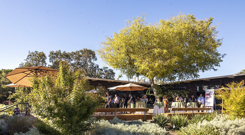 A view of the Hitz Courtyard from a different angle