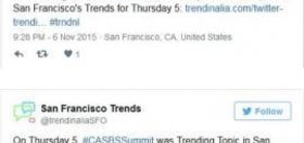 Two tweets about the CASBS Summit