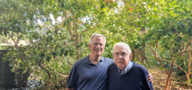 David Stark and Bob Scott at CASBS, October 8, 2025
